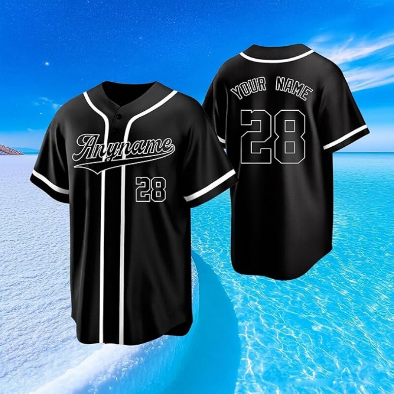 Luxury Athletic Custom Baseball Jersey Black Silk Blend Edition
