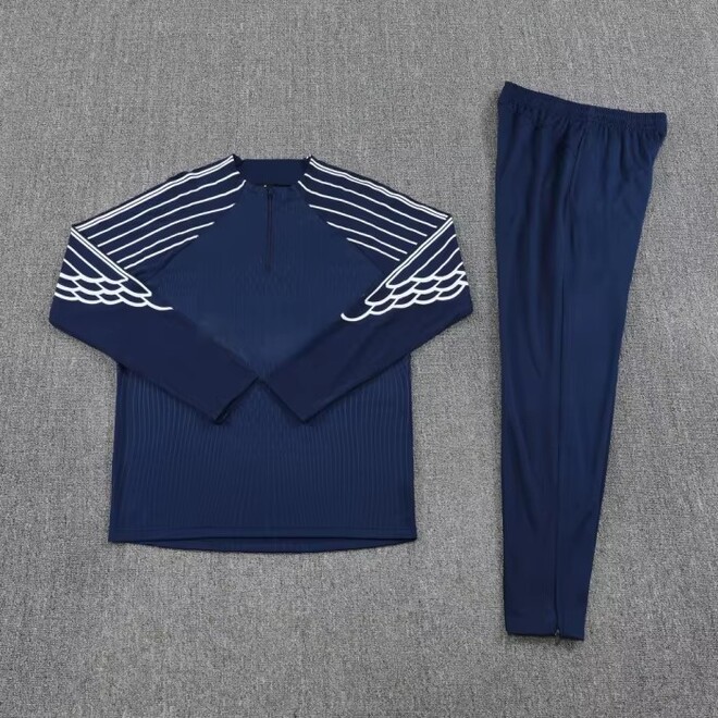 Club Style Long Sleeved Football Training Kit Set