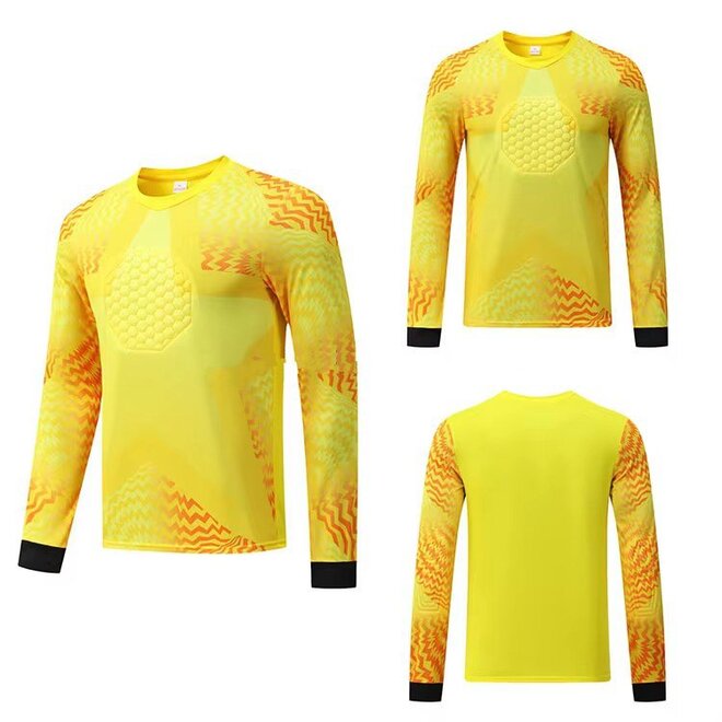 Long Sleeve Top Quality Sublimation Football Goalie Uniforms