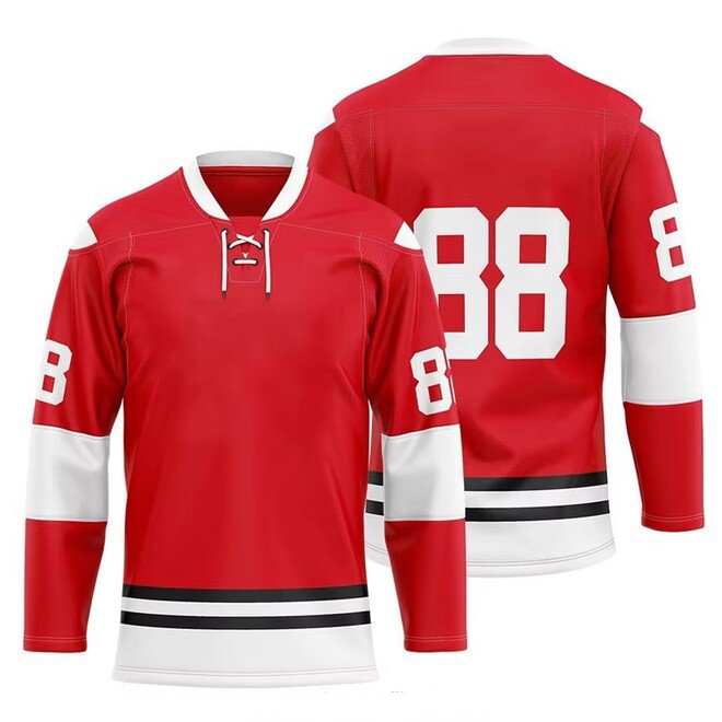 Men Long Sleeve Ice Hockey Jersey