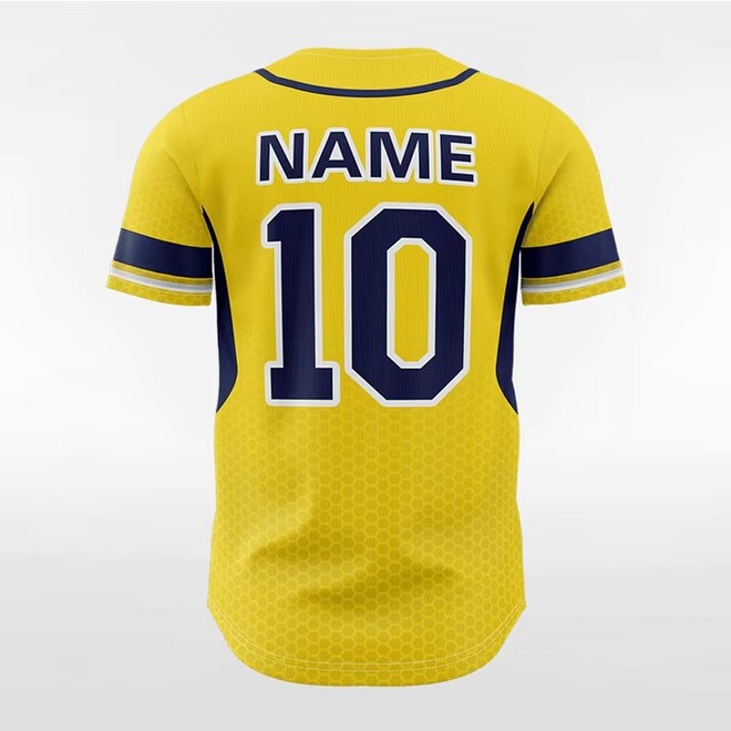 Short Sleeve Baseball Button Down Jerseys