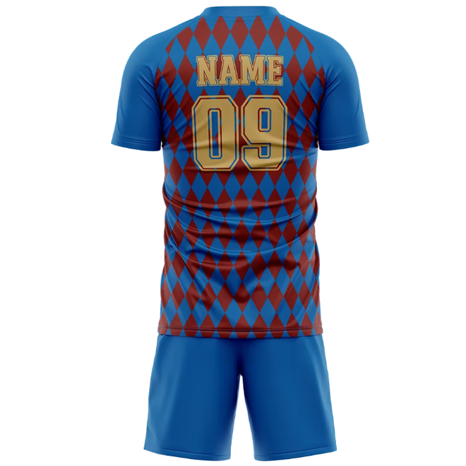 Checkered Soccer Jersey Set