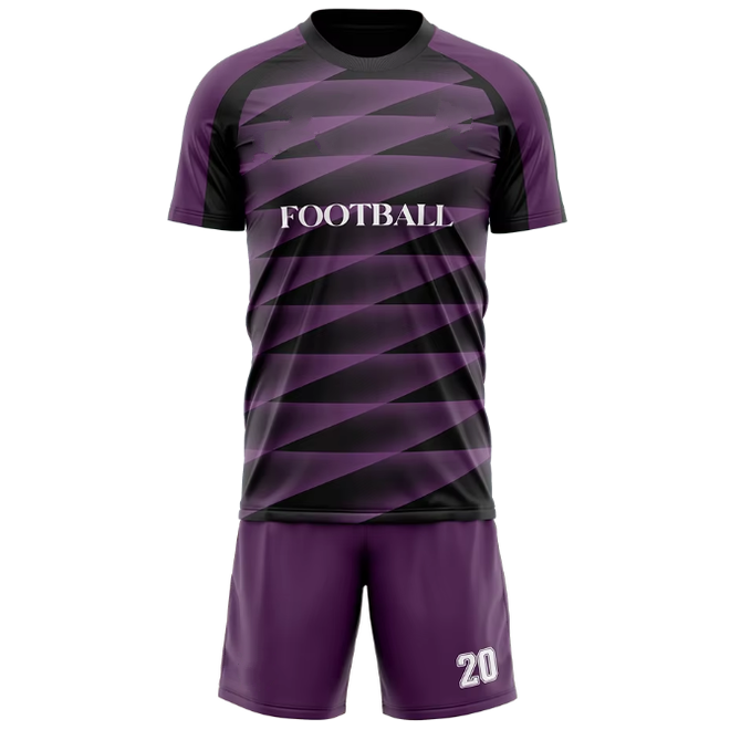 Checkered Soccer Jersey Set