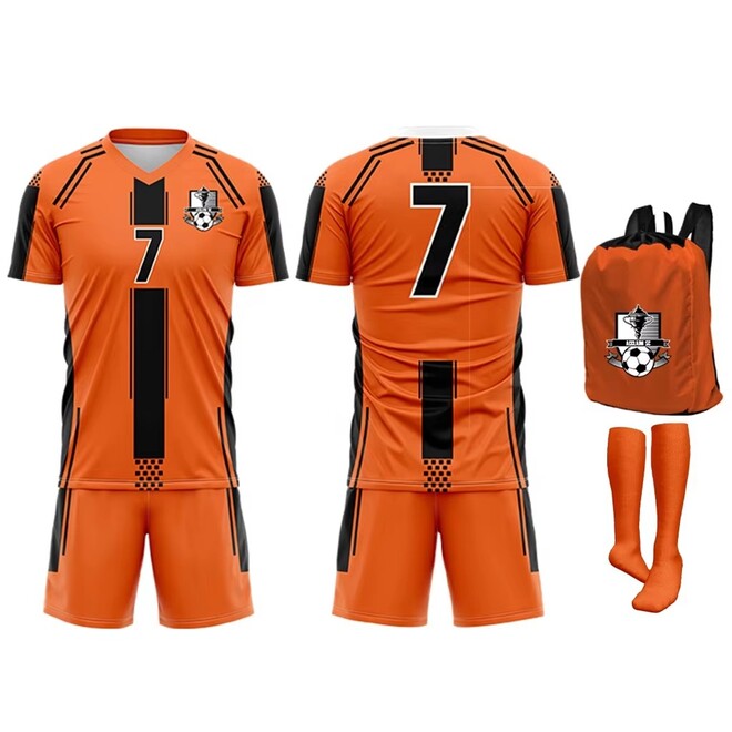 Mens Soccer Jersey Sock Sets with Bag Set