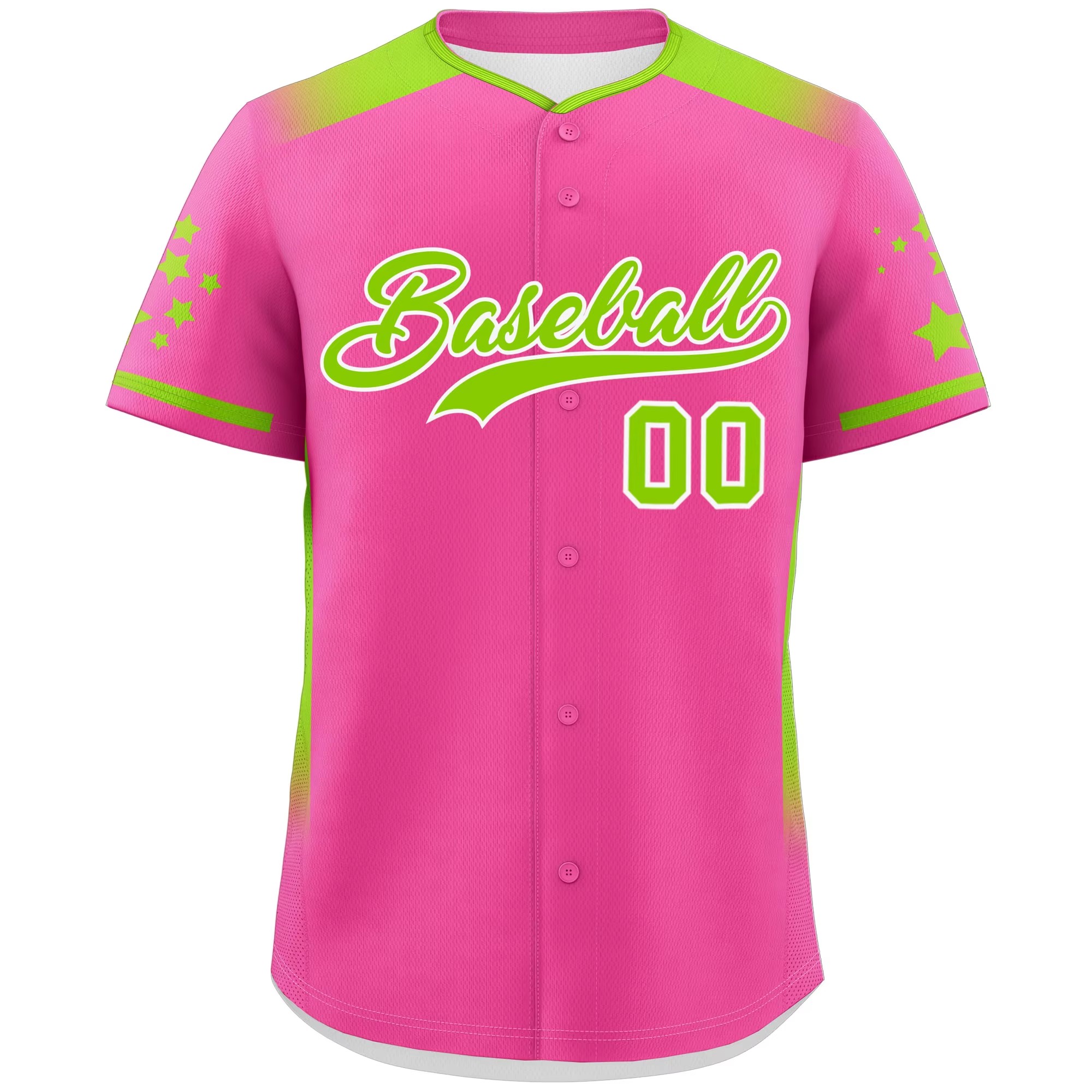 Custom Made Breathable Short Sleeve Baseball Jersey