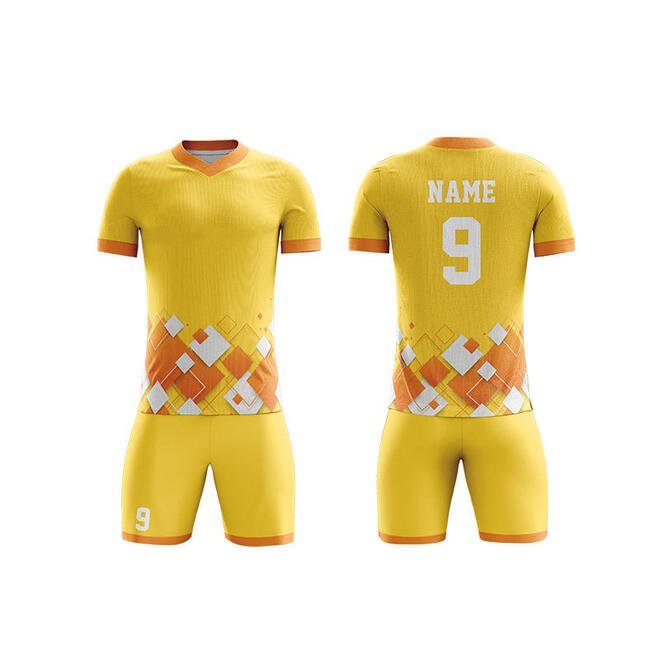 Unique Design Short Sleeve Soccer Uniforms For Clubs