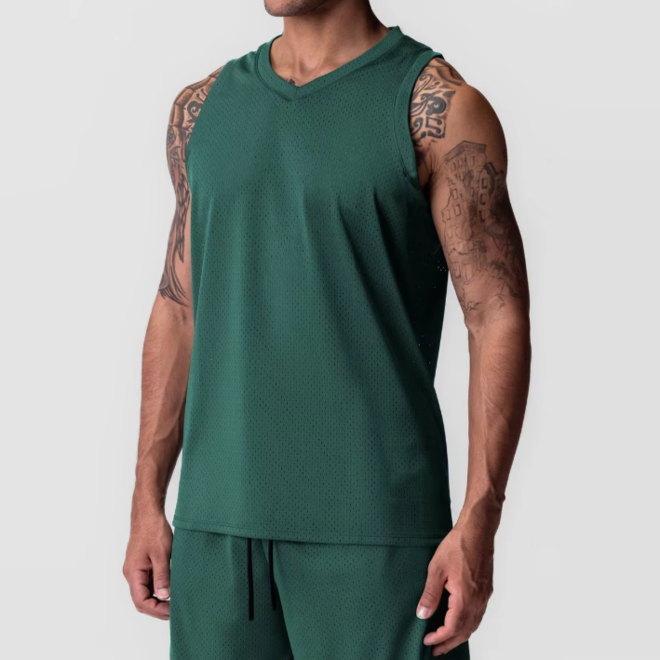 Mens Casual Sleeveless Basketball Jerseys