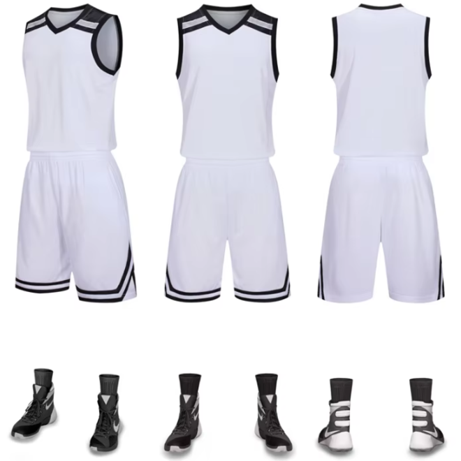 Sleeveless Quick Drying Basketball Jersey Set