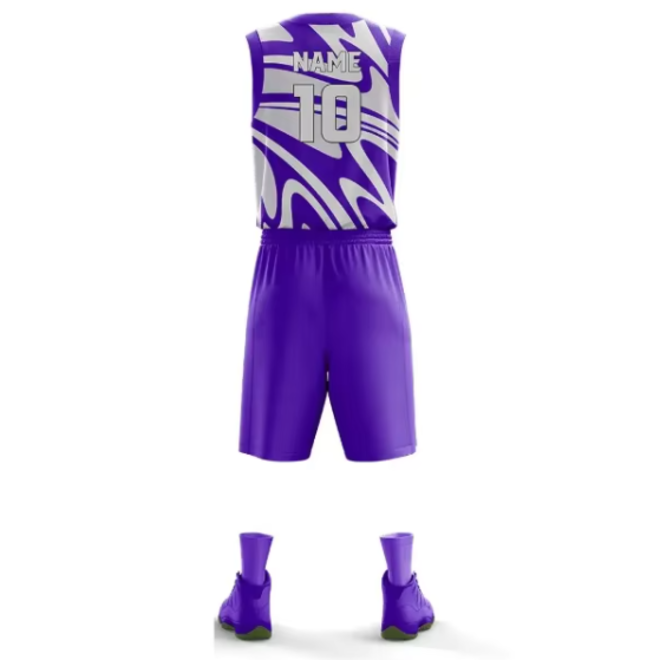 Custom Sleeveless Quick Dry Basketball Uniform Set