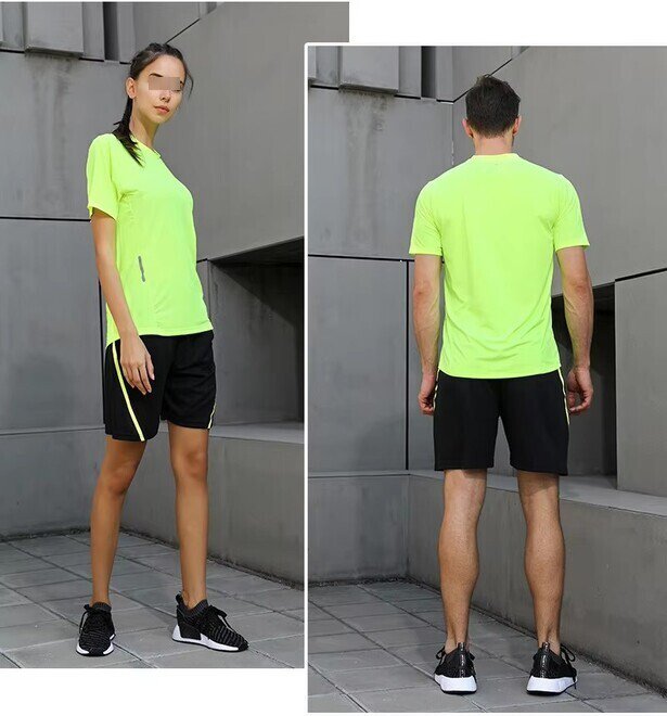 Short Sleeve Quick Dry Men Women and Kid Unisex Soccer Jersey Shorts Family Set