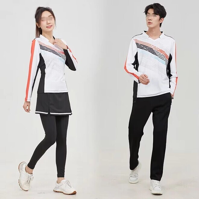 Tennis T Shirt Skirt Couple Sets for Men Women